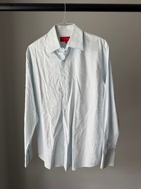 Emanuel by Emanuel Ungaro Paisley Jacquard Dress Shirt - White
